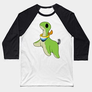 Aro-Ace pride Nessie Baseball T-Shirt